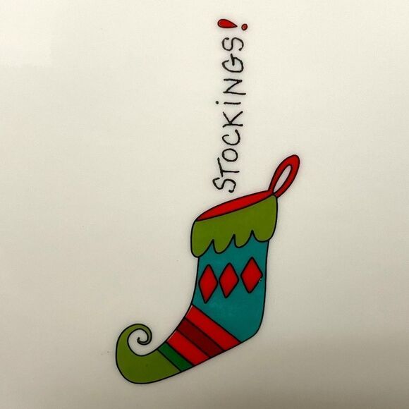 Fitz AND FLOYD MATCHING “STOCKING” PLATE AND CUP - Picture 4 of 4